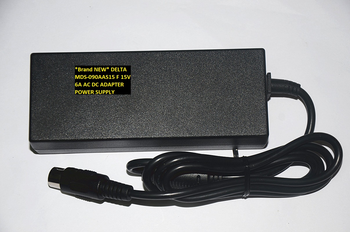 *Brand NEW* 8pin DELTA 15V 6A MDS-090AAS15 F AC DC ADAPTER POWER SUPPLY - Click Image to Close